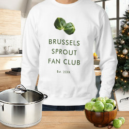 Moletom Clube de Fãs de Couve-flor de Bruxelas Roupa de Na