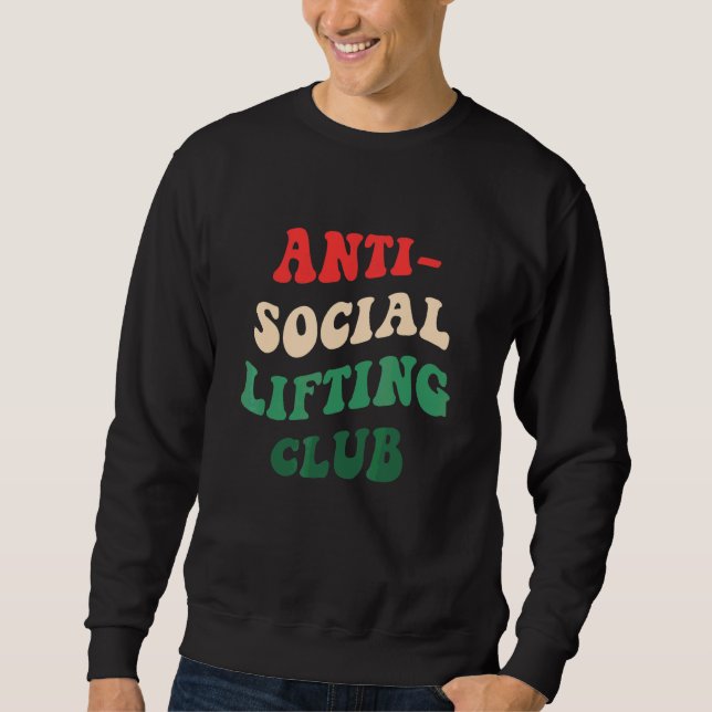 Moletom Clube de Levantamento Anti Social (Frente)