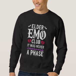 Moletom Clube Elder Emo Nunca Foi Uma Fase