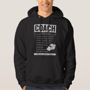 Moletom Coach Definition Sport Games Forn Coaching Funge