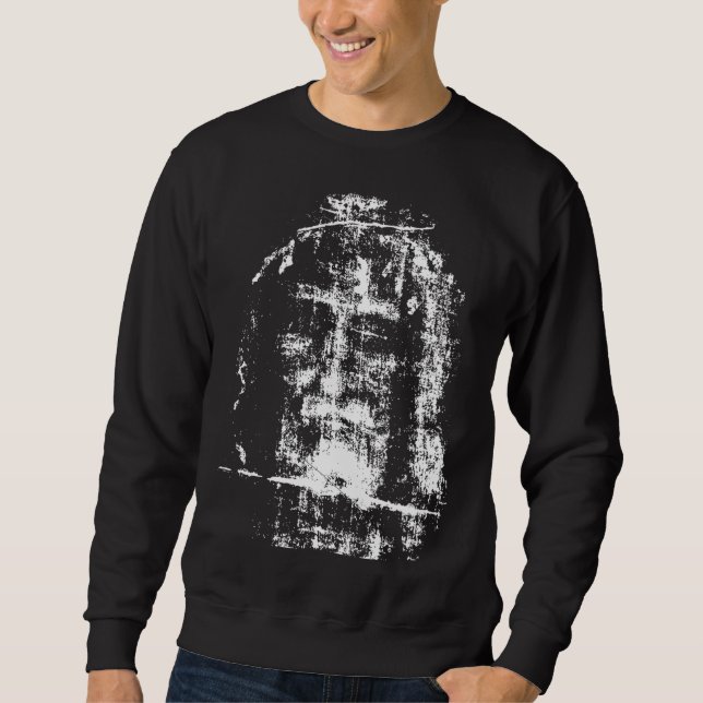Moletom Cobertura de Turim Jesus Cristo Face (Frente)