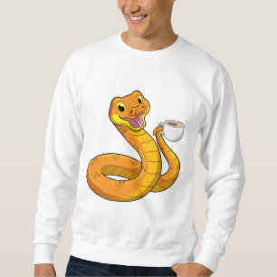 Moletom Cobra com Xícara de Café