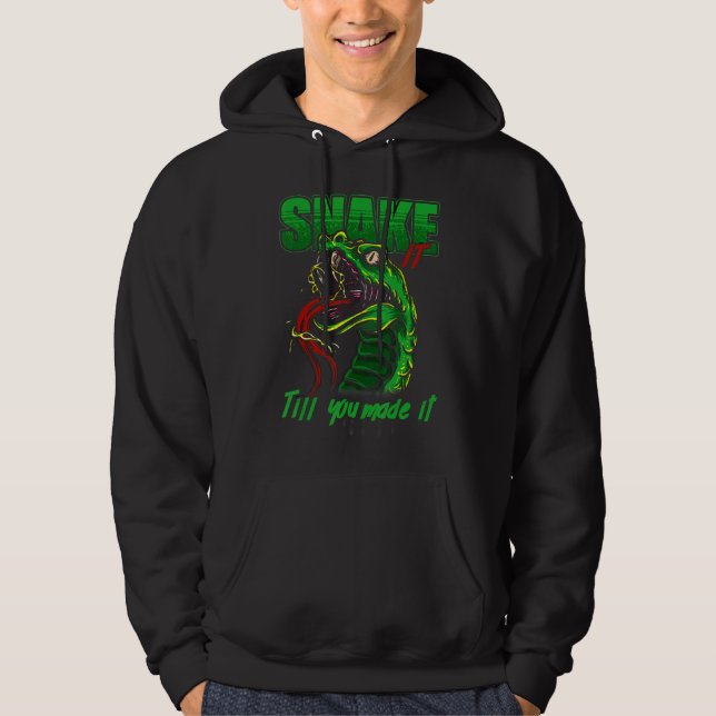Moletom Cobra Meninas Homens Viper Anaconda (Frente)
