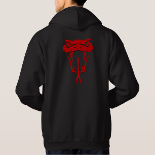 Moletom Cobra vermelho feroz face unisex