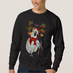 Moletom Cockatoo belo Reindeer Árvore De Natal Leve Xm
