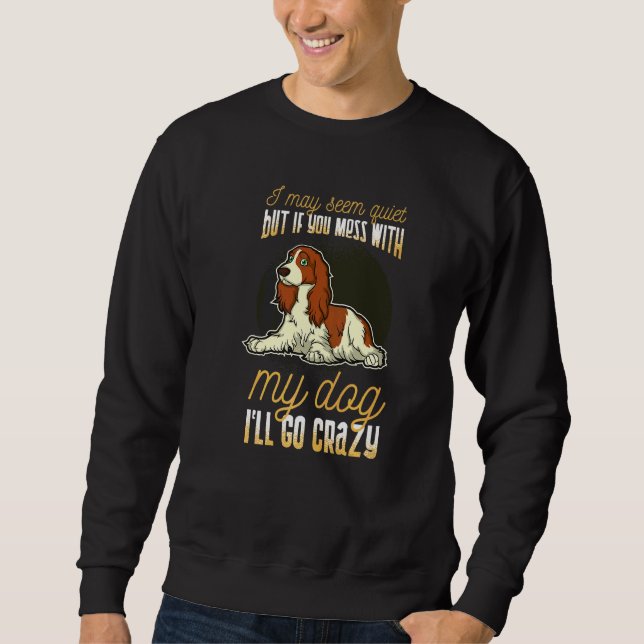 Moletom Cocker Spaniel Inglês Raça de Cão  13 (Frente)