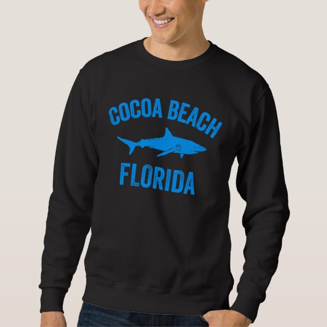 Moletom Cocoa Beach Florida Shark Cocoa Beach Florida Shar (Frente)