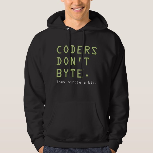 Moletom Coders Don't Byte (Frente)