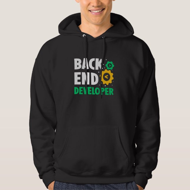 Moletom Codificador de Código do Desenvolvedor Back-End -  (Frente)