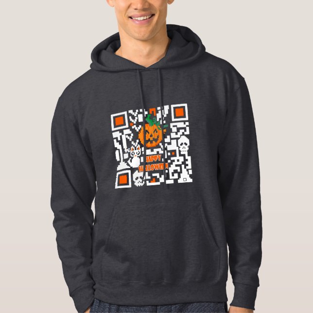Moletom Código QR do Halloween (Frente)