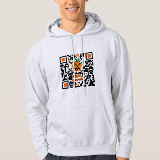 Moletom Código QR do Halloween