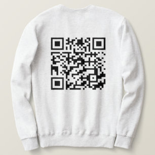 Moletom Código QR Engraçado Presidente Trump Dança (Atrás)