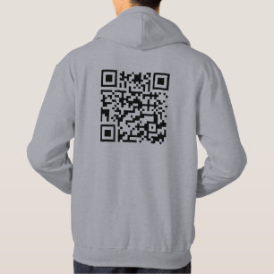 Moletom Código QR Engraçado Presidente Trump Dança (Atrás)