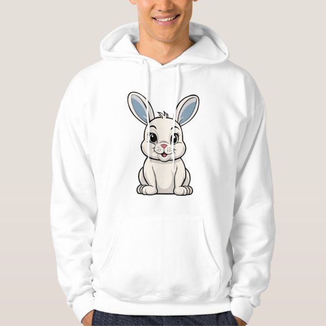 Moletom Coelho Branco (Frente)