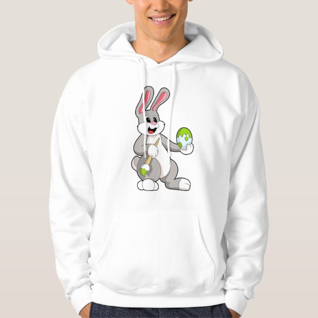 Moletom Coelho em Pintura com Ovo (Frente)