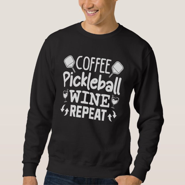 Moletom Coffee Pickleball Wine  Women s (Frente)