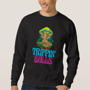 Moletom Cogumelo Trippin Balls Mulheres Mágico Psilocibin