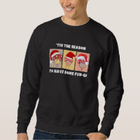 Cogumelos de Natal ÉPOCA PARA DIVERSÃO COM FUNGO