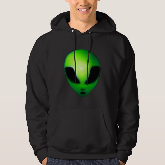 Moletom Coisa Alienigena Verde Fofa Mas Má (Frente)