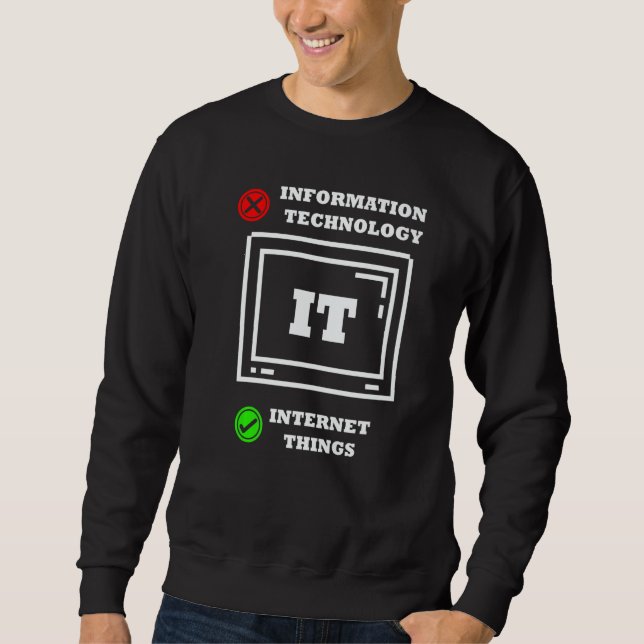 Moletom Coisas da Internet Programador de Computador Exper (Frente)