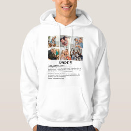 Moletom Colagem de Fotos Personalizada Definição de Papai 
