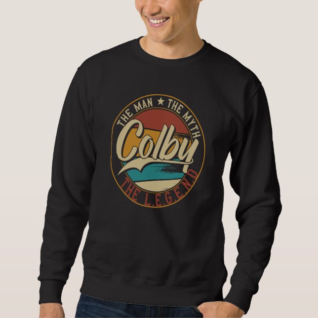 Moletom Colby O homem o mito a lenda (Frente)