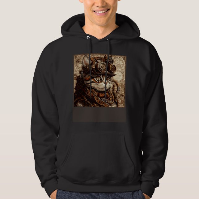 Moletom Colcha de Gato Steampunk (Frente)