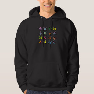Moletom Coleção De Borboletas Apenas Uma Menina Que Ama Bu