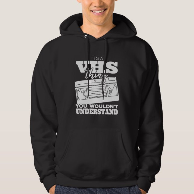Moletom Colecionador de Fitas de Vídeo VHS (Frente)