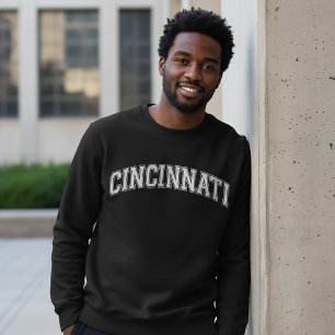 Moletom Colégio CINCINNATI da América do Estilo Universitá