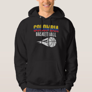Moletom Colômbia Fãs de basquete Jersey Colombiana Flag Sp