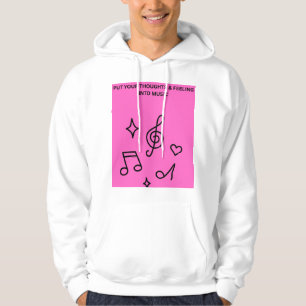 MOLETOM COLOQUE SEUS PENSAMENTOS E SENTIMENTOS NA MÚSICA