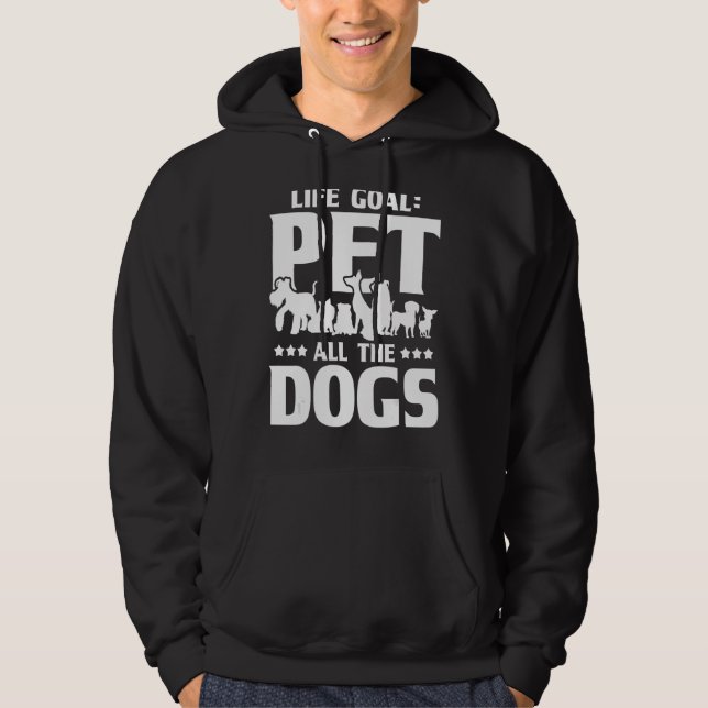 Moletom Coloque Todos Os Cães Em Prateleira De Criador De  (Frente)