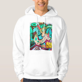 Moletom Colorful Abstract Art Hoodie