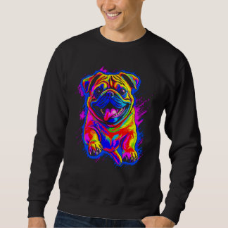 Moletom Colorful Pug Dog
