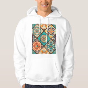 Moletom Colorida azulejo de retalhos: Motivos islâmicos.