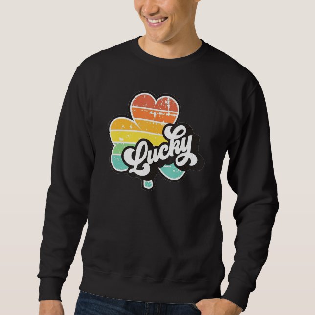 Moletom Colorida Lucky Shamrock (Frente)