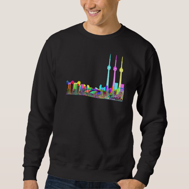 Moletom Colorida Toronto Canada Viagem Adventure Skyline (Frente)