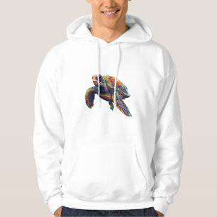 Moletom Colorido sonho de tartaruga marinha subaquática li