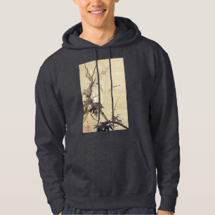 Moletom Com Capuz 竹に鳥, pássaro do 其一 e bambu, Kiitsu, art