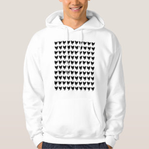 Moletom Com Capuz 100 Galinhas - Preto