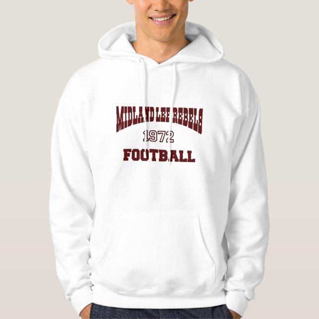 Moletom Com Capuz 1972_Midland_Lee_Rebels_Hoodie (Frente)