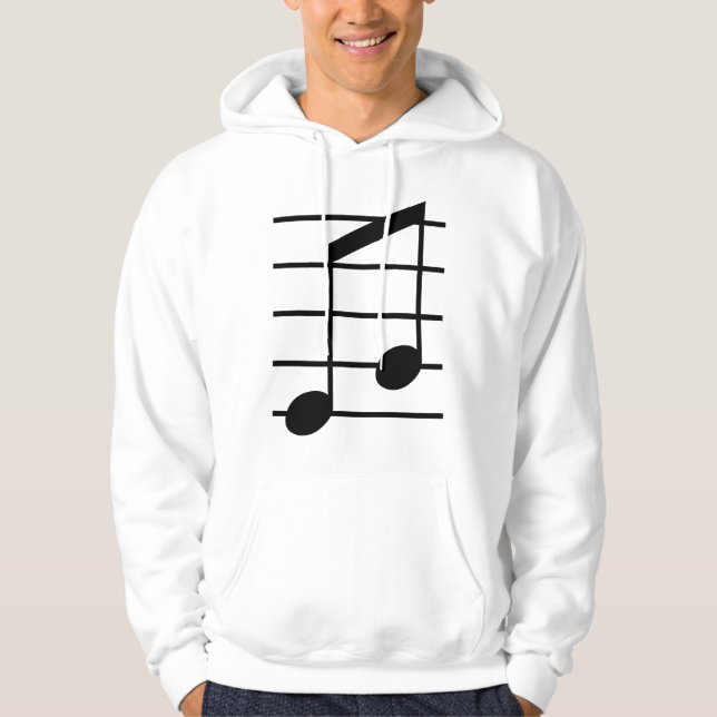 Moletom Com Capuz 8th note 3 (Frente)