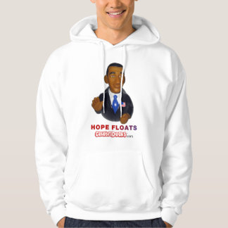 Moletom Com Capuz A esperança de Barack Obama flutua o pato de