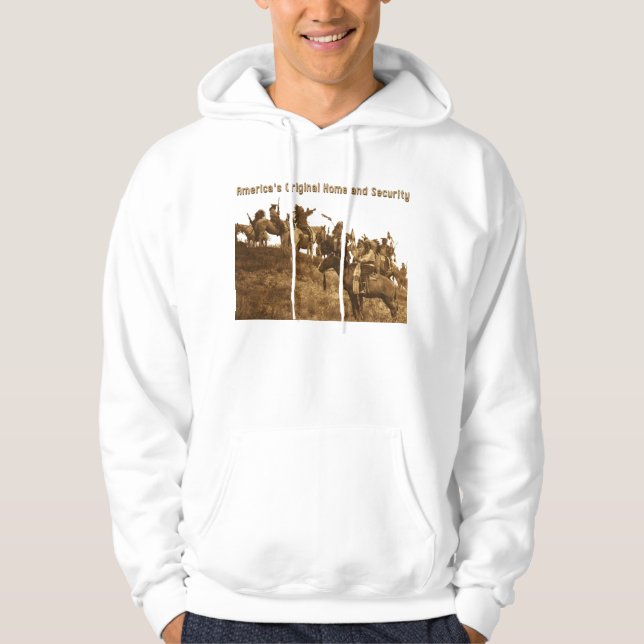 Moletom Com Capuz A segurança interna original de América (VE (Frente)