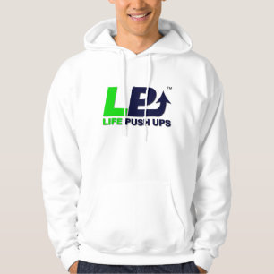 Moletom Com Capuz A vida empurra levanta a camisola encapuçado dos
