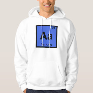 Moletom Com Capuz Aa - Ann Arbor Michigan Química Tabela Periódica