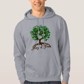 Moletom Com Capuz Abrace um Hoodie do adulto da árvore
