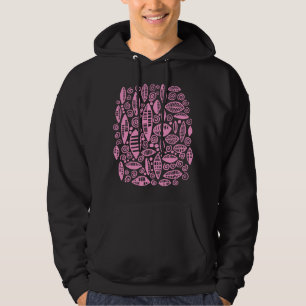 Moletom Com Capuz Abstrato 100813 - Rosa