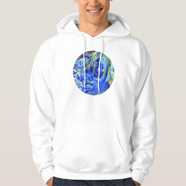 Moletom Com Capuz Abstrato Paisagem (Frente)